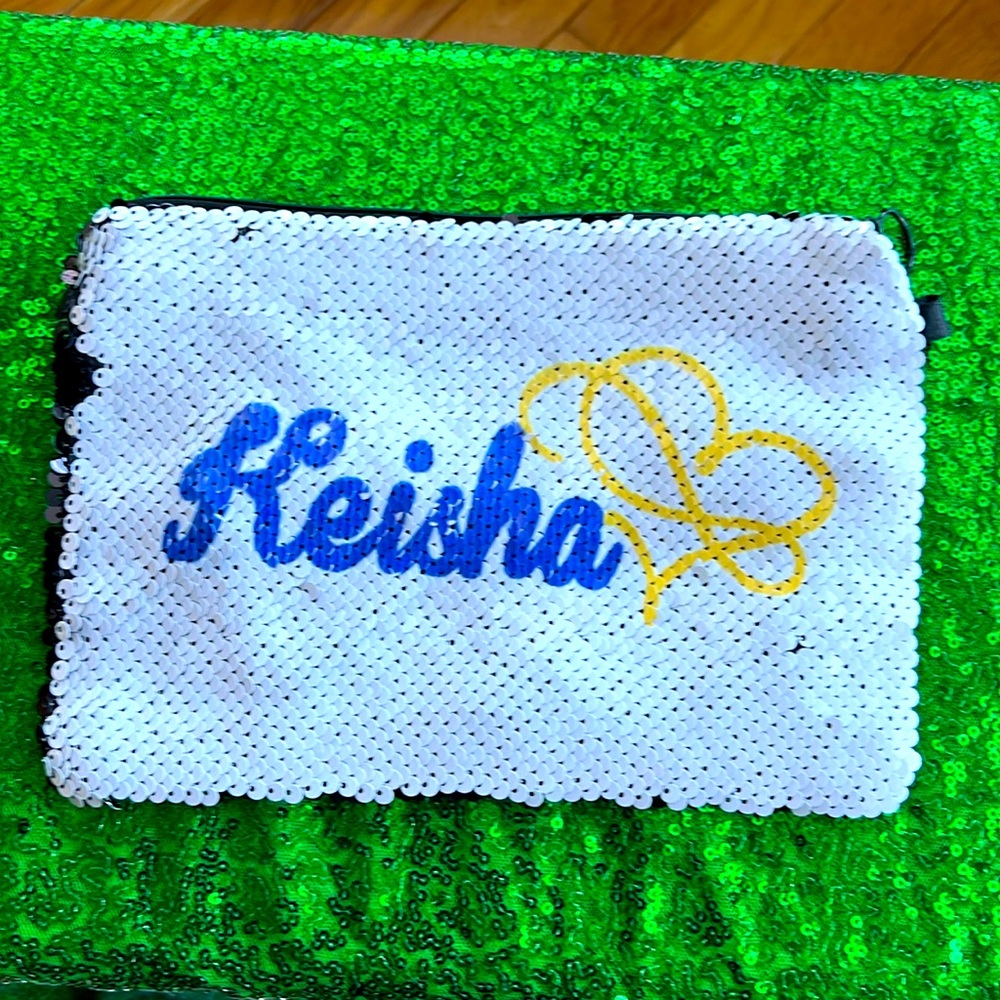 Custom cosmetic bags.